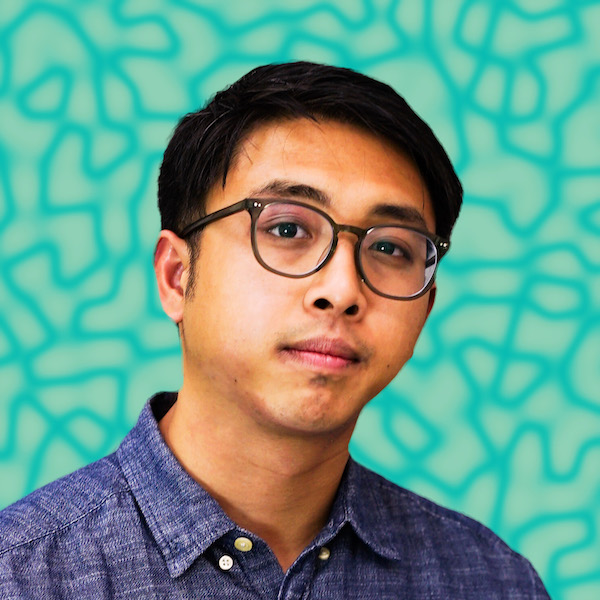 Photo of Derek Miranda on stylized background